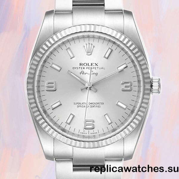 Rolex Air-king Men's 36mm 114234SSO Oyster Bracelet