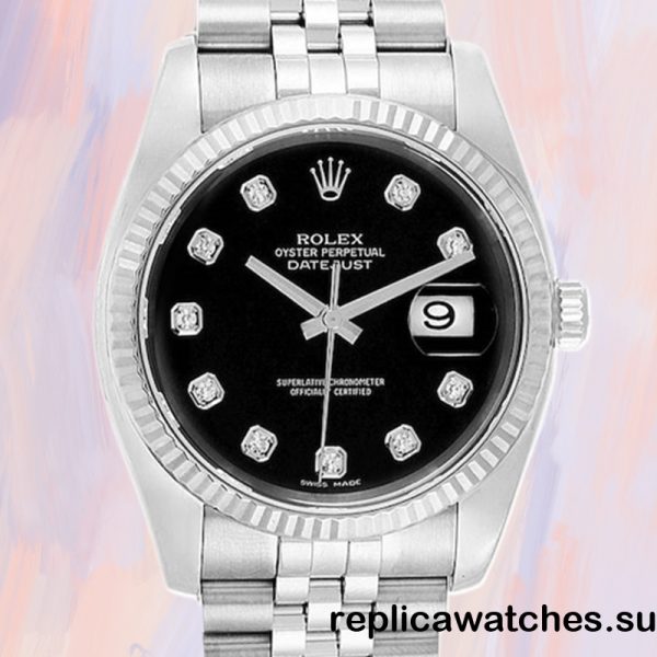 Rolex Datejust Men's 36mm 116234BKDJ Bracelet