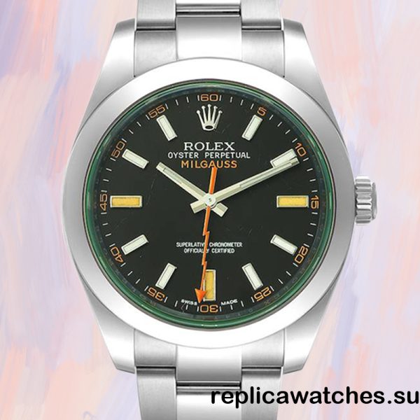 Rolex Milgauss m116400gv-0001 40mm Men's Oyster Bracelet