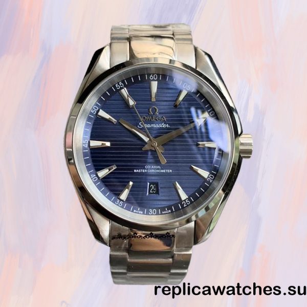 Omega Aqua Terra 220.10.41.21.03.004 Men's Stainless Steel Asian Automatic Blue Dial - Image 2