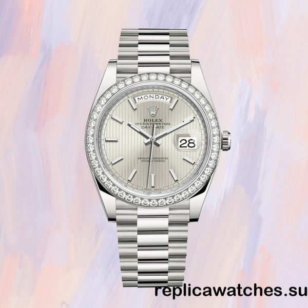 Rolex Day-Date 40mm Men's 228349SSP Silver-tone - Image 2