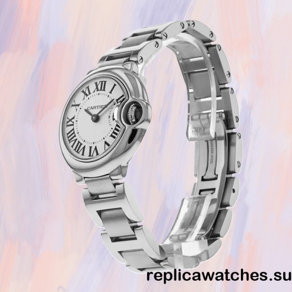 Cartier Ballon Bleu Ladies W69010Z4 Around 10mm Quartz 316 Stainless Steel - Image 3