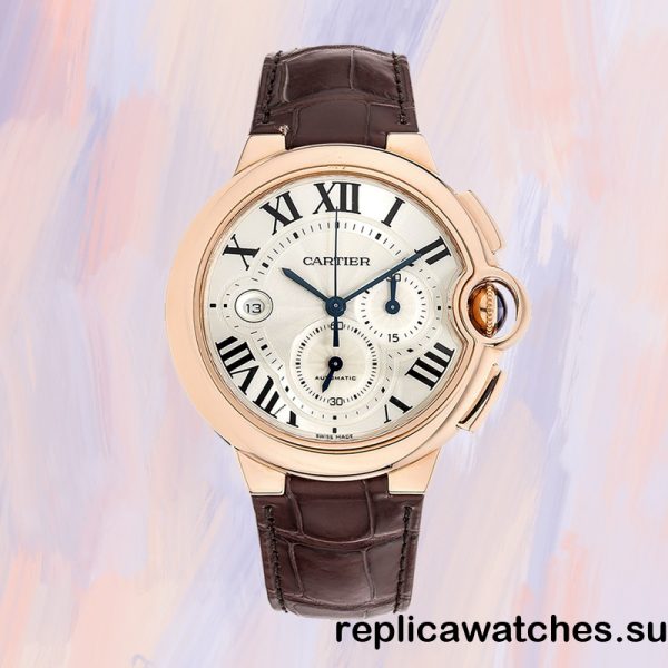 Cartier Ballon Bleu Around 13mm W6920009 Men's Leather - Image 2