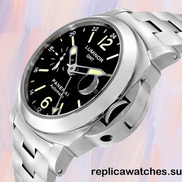 Panerai Luminor GMT Men's PAM00297 Around 16mm 316 Stainless Steel Automatic - Image 3