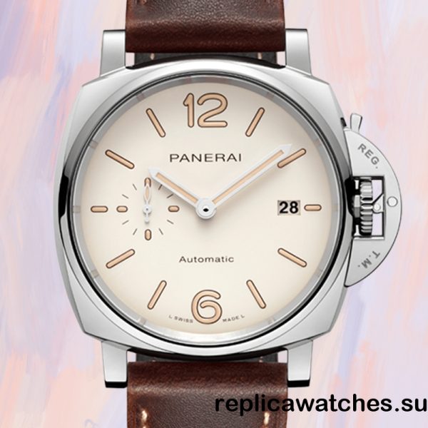 Panerai Luminor Due Around 18mm PAM01046 Men's Leather Automatic