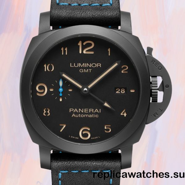 Panerai Luminor GMT Men's Around 18mm PAM01441-001 Automatic