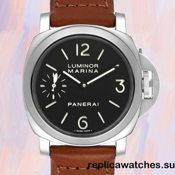 Panerai Luminor Marina Men's 14mm PAM00111 Leather Automatic