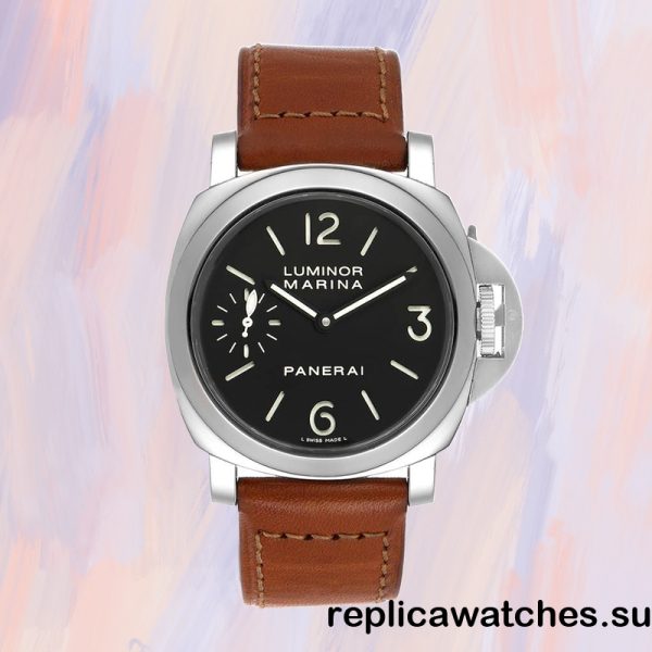 Panerai Luminor Marina Men's 14mm PAM00111 Leather Automatic - Image 2