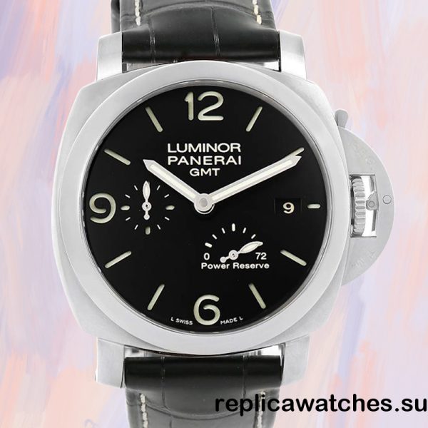 Panerai Luminor GMT PAM00321 14mm Men's Automatic Leather