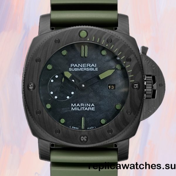 Panerai Luminor Submersible GMT 18mm PAM00961 Men 18cm Rubber