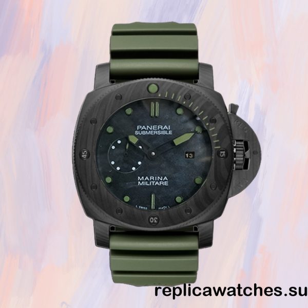 Panerai Luminor Submersible GMT 18mm PAM00961 Men 18cm Rubber - Image 2