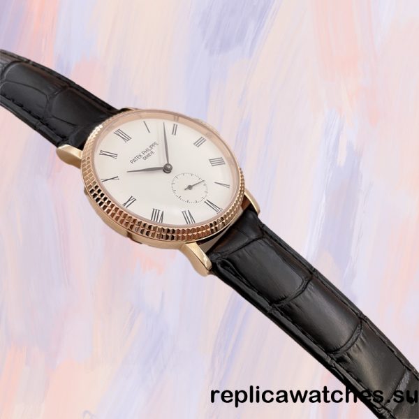 Patek Philippe Calatrava 40mm 3919J Men's Automatic Leather - Image 3