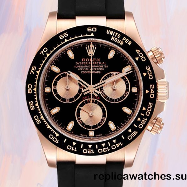 Rolex Daytona Men's 40mm M116515ln-0017 Rubber Band Automatic