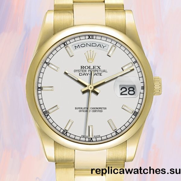 Rolex Day-Date 36mm Men's 118208 Gold-tone