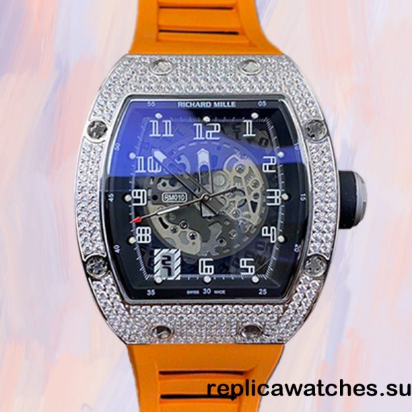 Richard Mille RM010 Men RM010-003 Around 50*42mm Rubber Band