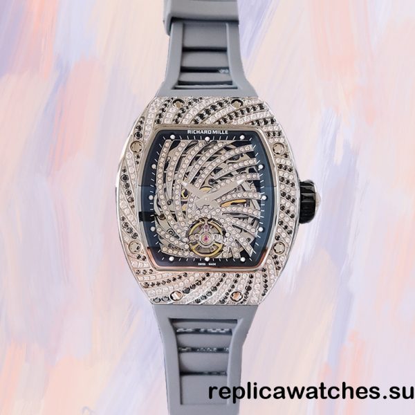 Richard Mille RM51-02 Around 48*40mm RM51-02-010 Ladies Silver-tone Mechanical - Image 2