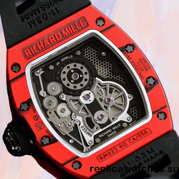 Richard Mille RM022 RM022 Men Around 50*40mm Red - Image 4