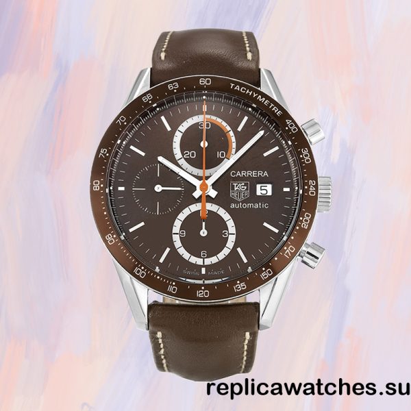 Tag Heuer Carrera Around 15mm Men's CV2013.FC6234 Leather Automatic - Image 2