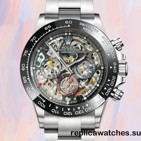 Rolex Daytona Men's 40mm Skeleton Limited Edition Silver-tone Automatic