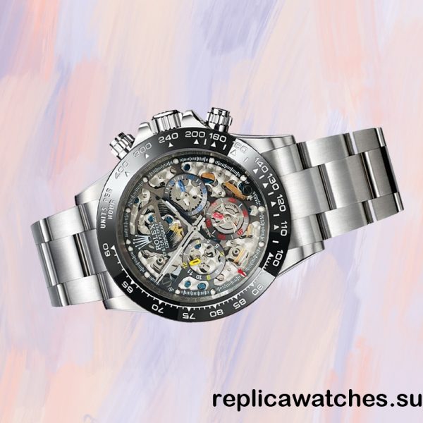 Rolex Daytona Men's 40mm Skeleton Limited Edition Silver-tone Automatic - Image 3